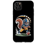 Squirrel Football Touchdown Five Stars Play Custodia per iPhone 11 Pro Max