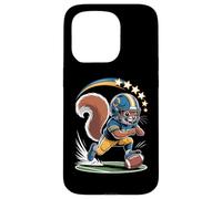 Squirrel Football Touchdown Five Stars Play Custodia per iPhone 15 Pro