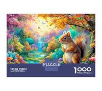 Squirrel in A Colorful Autumn Forest Puzzle Da 1000 Pezzi Dream Forest Squirrel Cartone Riciclato, Gioco Di Ingegno 38x26cm/1000pcs