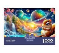 Squirrel in BloomHerculean Jigsaw Puzzles for Adults A 1000-Piece (Advanced) Epic of Impossible, Hard, And Difficult Challenging Puzzle Games - The Supreme Gift for Puzzle-Loving Adults And Kids Age