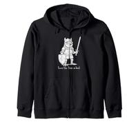Squirrel Knight 'TWAS The 'tism m'lord Medieval Gen Z Meme Felpa con Cappuccio