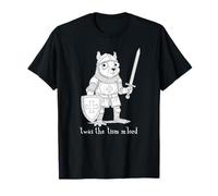 Squirrel Knight 'TWAS The 'tism m'lord Medieval Gen Z Meme Maglietta