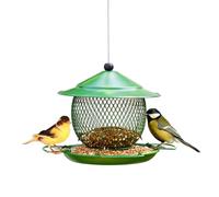 Squirrel Proof Bird Feeder, Automatic Seed Dispenser, 1to3 cm Difference in Size, Large Capacity Weather Resistant Build, Sturdy Metal Feeding, Smart Bird Station for Backyard Patio Balcony