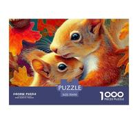 Squirrel Puzzle 1000 Pezzi Grandi Dimensioni Per Adulti E Bambini Idea Regalo Cute Pet Immagine Dipinta, Intrattenimento Creativo Per Adulti E Bambini A Partire Da 12 Anni70x50cm/1000pcs