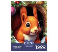 Squirrel Puzzle 1000 Pezzi Per Adulti Grandi Dimensioni Per Adulti E Bambini Idea Regalo Cute Pet Immagine Dipinta, Intrattenimento Creativo Puzzle Classico Per Adulti E Bambini Dai 14 Anni70x50cm/100