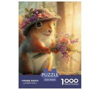 Squirrel Puzzle 1000 Pezzi Per Adulti Regalo Per Amore E Amico Cute Pet Perfetto Per Appassionati Di Puzzle Esperti Per Adulti E Bambini A Partire Da 12 Anni70x50cm/1000pcs