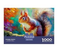 Squirrel Puzzle 1000 Pezzi Regalo Per Amore E Amico Cute Pet Perfetto Per Appassionati Di Puzzle Esperti Per Adulti E Bambini A Partire Da 12 Anni70x50cm/1000pcs