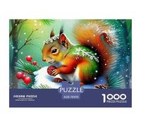 Squirrel, Puzzle Da 1000 Pezzi, Gioco Sociale E Interattivo Che Stimola Collaborazione E Spirito Competitivo, Ideale Per Serate in Famiglia O Con Amici, Adatto A Partire Dai 12 Anni, 70x50cm/1000pcs