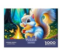 Squirrel, Puzzle Da 1000 Pezzi, Passatempo Condiviso Che Sviluppa Pazienza, Scambio E Collaborazione, Ideale Per Famiglie O Gruppi Di Amici, Adatto A Partire Dai 12 Anni, 70x50cm/1000pcs