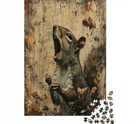 Squirrel Puzzle Da 1000 Pezzi Per Adulti Puzzle Da 1000 Pezzi Giochi Educativi Decorazione Della Casa Puzzle I Migliori Regali Per Uomini E Donne 1000pcs (75x50cm)