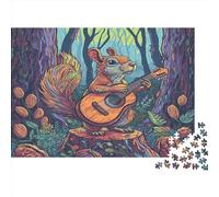 Squirrel Puzzle Da 1000 Pezzi Per Adulti Puzzle Da 1000 Pezzi Giochi Educativi Decorazione Della Casa Puzzle I Migliori Regali Per Uomini E Donne 1000pcs (75x50cm)