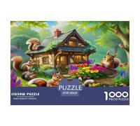 Squirrel Puzzle Da 1000 Pezzi Per Amici in Riunione: Collaborare E Passare Un Momento Unico!