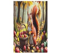 Squirrel Puzzle Games for Adults E Bambini - for Creativity And Mindfulness - Challenging Jigsaw Puzzles 1000 Pezzi for Family 78×53cm