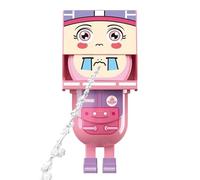 Squirt d'acqua per bambini, squirter d'acqua all'aperto - Giocattoli per acqua per esterni anime della testa quadrata,Giochi di combattimento di attività esterne interattive per il gioco di sabbia da