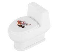 Squirting Toilet Prank Device | ABS Compact 9.7x7cm Lightweight 70g Realistic Bathroom Surprise Mechanism | Water Spray Joke Gag Stress Relief April Fools Humor Novelty Gift Bedroom Party Fun