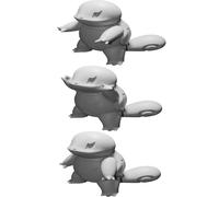 Squirtle Pokemon Figura Modello Collezione Display Decorazione Stampato 3D