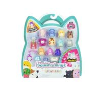 Squish-a-longs Confezione da 14 - Serie 2, Wave 2 - (14) Mini-Squish da 2,5 cm con (4) Accessori, (1) Attacco ad anello e (1) Guida per collezionisti - Collezione, Commercio e Gioca