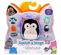 Squish A Longs Halloween 4 Confezione Stile 3 Owl Mini Peluche Regalo