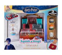 Squish-a-longs SQAL0110 - Set da gioco Harry Potter Hogwarts Express, contiene 3 x 2,5 cm mini squish con 3 accessori, 1 set da gioco per valigia e 1 guida per collezionare, scambiare e giocare