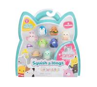 Squish-a-longs Confezione da 8 - Serie 1, Stile 1 - (8) Mini-Squish da 2,5 cm co