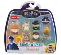 Squish-a-Longs SQAL0502 Harry Potter Confezione da 6 Onde 2, Style 3, contiene 6 X 2,5 cm Mini Squish con 2 accessori, 1 X anello e 1 X Collectors Guide - Raccogliere, scambiare, giocare