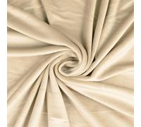 Squish Cuddle Fleece Velour Tessuto Materiale BEIGE