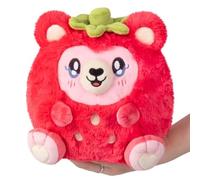 Squishable - Mini Strawbeary - Collection SynthiSquish - 20 cm - Peluche douce animal en peluche à collectionner
