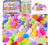 Squishies 100 Pezzi Squishy Giocattoli Morbidi Misti Cute Squishy Gatto Morbido Spremere, No Tossici e Giocattoli Divertenti di Giocattoli di Sollievo Giocattolo dei Bambini (Colore Casuale)