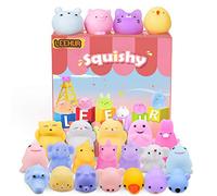Squishies Fluorescente 30 Pezzi Squishy Giocattoli Mini Morbidi Carino Squishy Morbido Spremere, No Tossici e Giocattoli Divertenti di Sollievo Giocattolo dei Bambini e Adulti (Classico 30 Pcs)