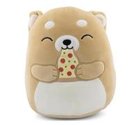 Squishmallow - Peluche Angie The Shiba Inu con pizza, 20 cm