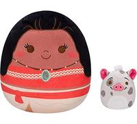 Squishmallow Peluche ufficiale Kellytoy Disney Personaggi Squishy Morbido Peluche Animale (Moana con Pua Pig, 25,4 cm)