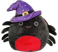 Squishmallow, peluche ufficiale Kellytoy per Halloween, morbido peluche a forma di animale (Bella Spider (cappello da strega), 20,3 cm