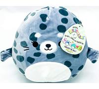 Squishmallow S Isis The Spotted Seal peluche carino peluche per bambini - morbido cuscino coccole - peluche ufficiale Kellytoy Squishmallow peluche