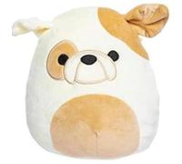 Squishmallows 30,5 cm Brock il bulldog con pancia pelosa