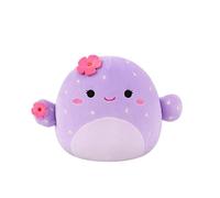 Squishmallows Adrienne the Purple Barrel Cactus originale, 19 cm, carino peluche da collezione, per bambini, peluche carino, adatto per ragazze e ragazzi dai 3 anni
