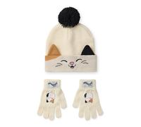 Squishmallows Beige Cam The Cat Set berretto e guanti Ragazze