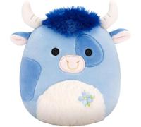 Squishmallows Bermayeh il toro blu originale da 19,1 cm - Peluche di Pasqua - Peluche ufficiale Squishmallows - Peluche morbida di Pasqua