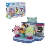 Squishmallows BLDR Frozen Yogurt Fun Building Set - Andreina la Farfalla + Mipsy l'Axolotl Figure Costruibili Fans 8+, 0096