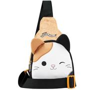 Squishmallows Borsetta Tracolla Bambina Adolescenti Cam the Cat Borsa Ragazza Carina per Telefono Soldi Viaggi Idee Regalo (Multi Cam)
