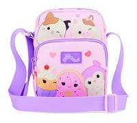 Squishmallows Borsetta Tracolla Bambina Adolescenti Cam the Cat Borsa Ragazza Carina per Telefono Soldi Viaggi Idee Regalo (Rosa)