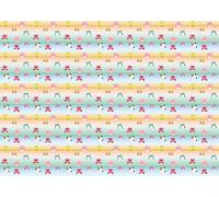 SQUISHMALLOWS - Carta da regalo per compleanno, 2 fogli con 2 etichette