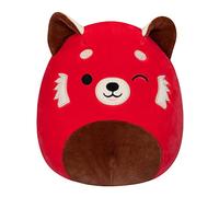 Squishmallows Cici Panda rosso - Little Ultrasoft peluche ufficiale Kelly, 20,3 cm