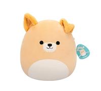 Squishmallows Cooper il Cane Beige con pancia Bianca, 30 cm