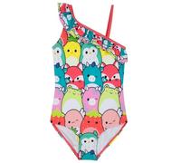 Squishmallows Costume Piscina Bambina, Costumi Interi con Volant, Costume Bambino Piscina, Multicolore 11-12 Anni