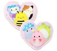 **Squishmallows Cuscino Ufficiale Design Flash, Quadrato, Super Morbido, Reversibile, A Doppia Faccia, Perfetto per Qualsiasi Camera da Letto, Divano o Letto, 34 x 30 cm**