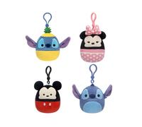 Squishmallows Disney Clip On 10 cm Modelli Assortiti
