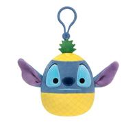 Squishmallows - Disney - Clip On - Stitch con Ananas 10 cm