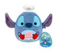 Squishmallows Disney Stitch - Peluche con cuffie, 16,5 cm, multicolore, super morbido da collezione