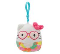 Squishmallows Hello Kitty - Clip On Summertime, 8,9 cm