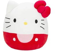 Squishmallows JWHK-12KR Sanrio 12-Inch Red Dress Add Hello Kitty to Your Squad,